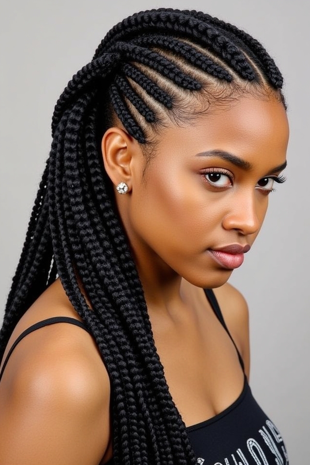 timeless protective box braids