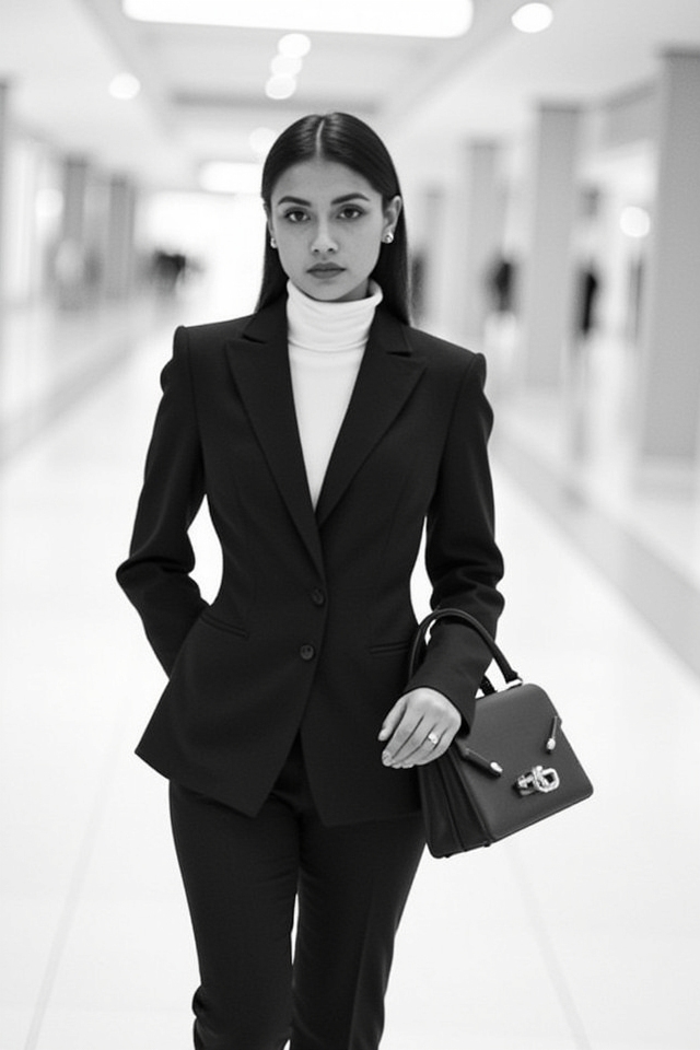 timeless sleek monochrome elegance