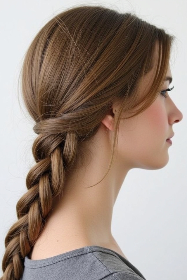 traditional pakistani fishtail braid