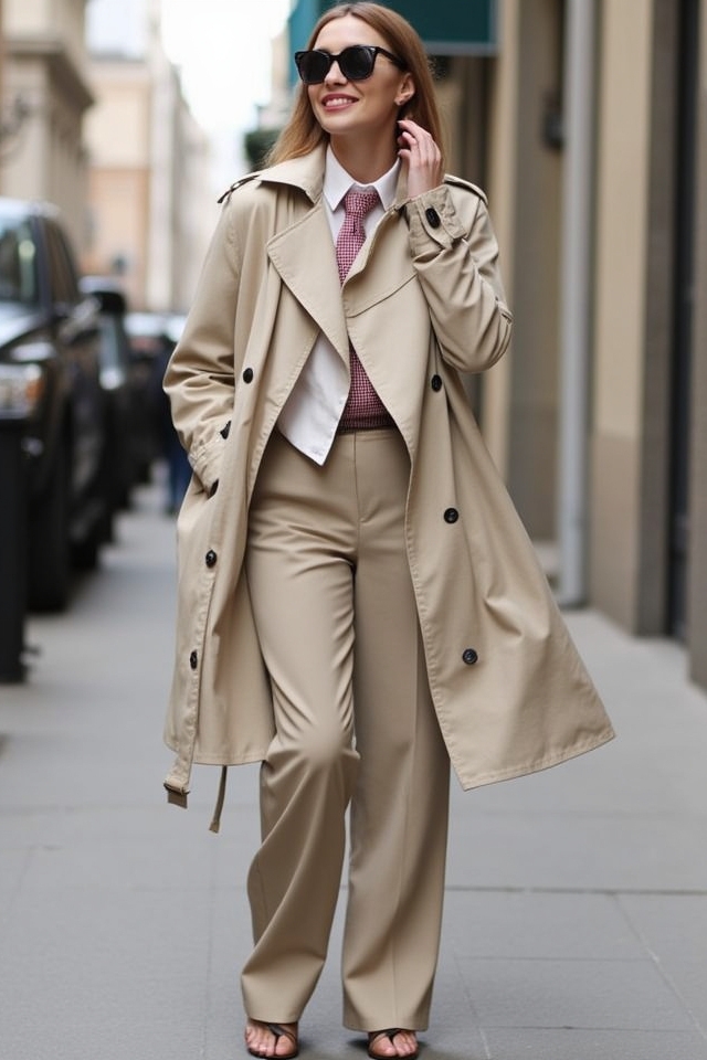 trench coats timeless silhouettes