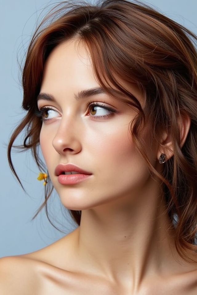 vibrant playful hair clips