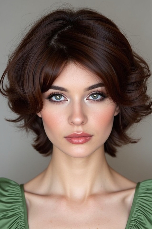 voluminous puffed front look