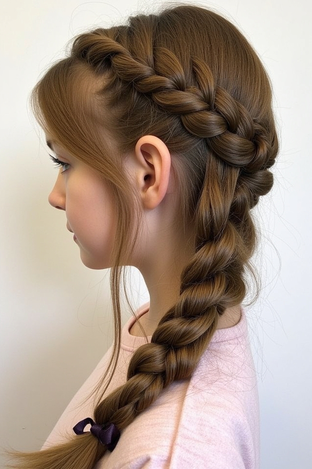 waterfall braid for kids