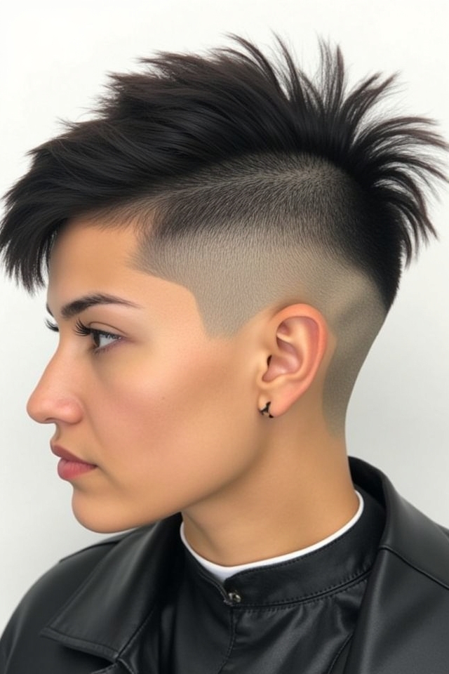 wild layered undercut contrast