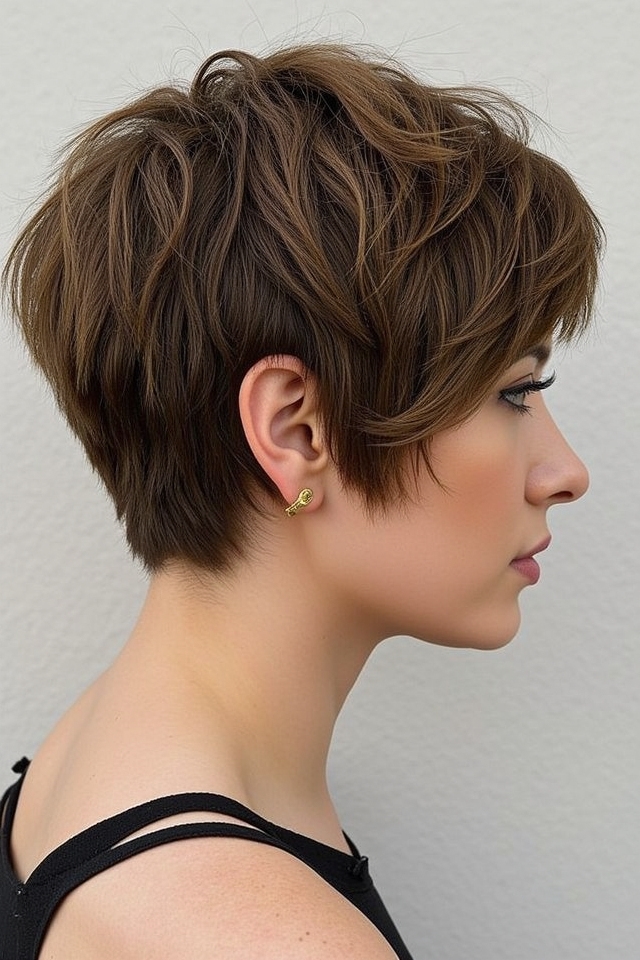 wolf cut curtain bangs