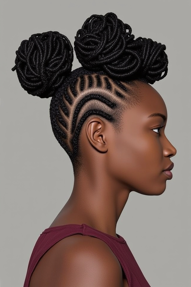 zig zag bantu knots