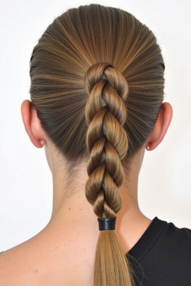 zig zag high ponytail