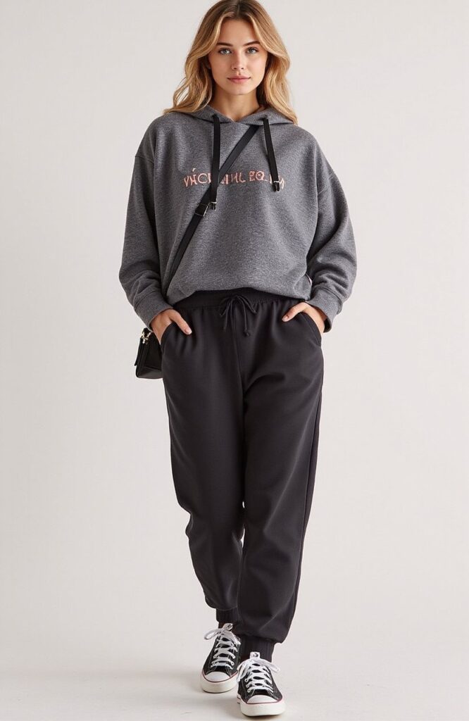 Oversized Hoodie and Jogger Pants