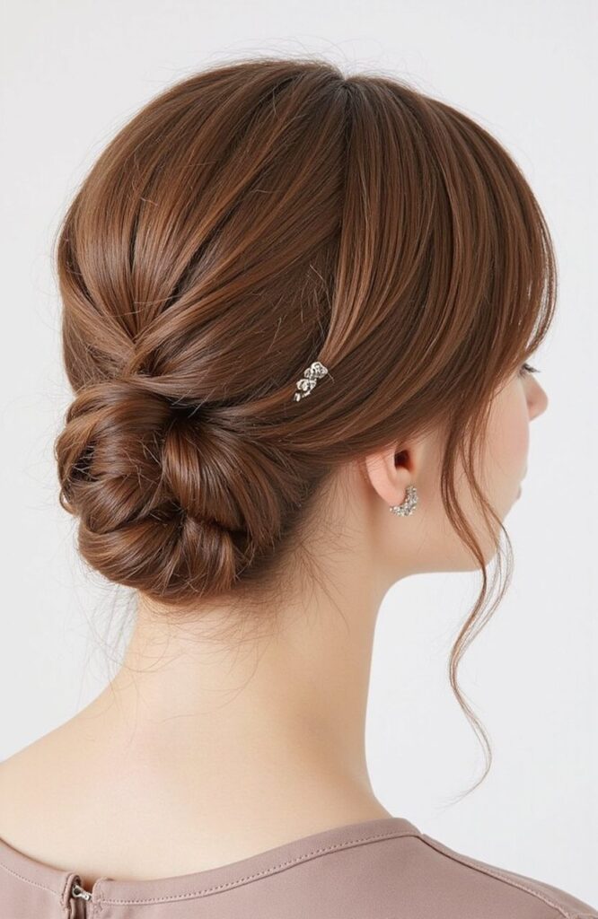 Twisted Low Chignon