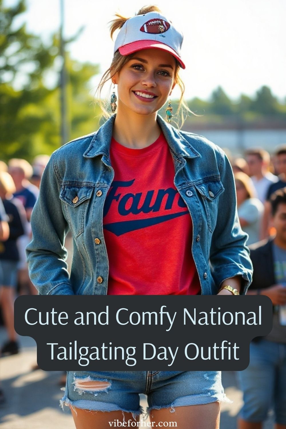 Cute and Comfy National Tailgating Day Outfit