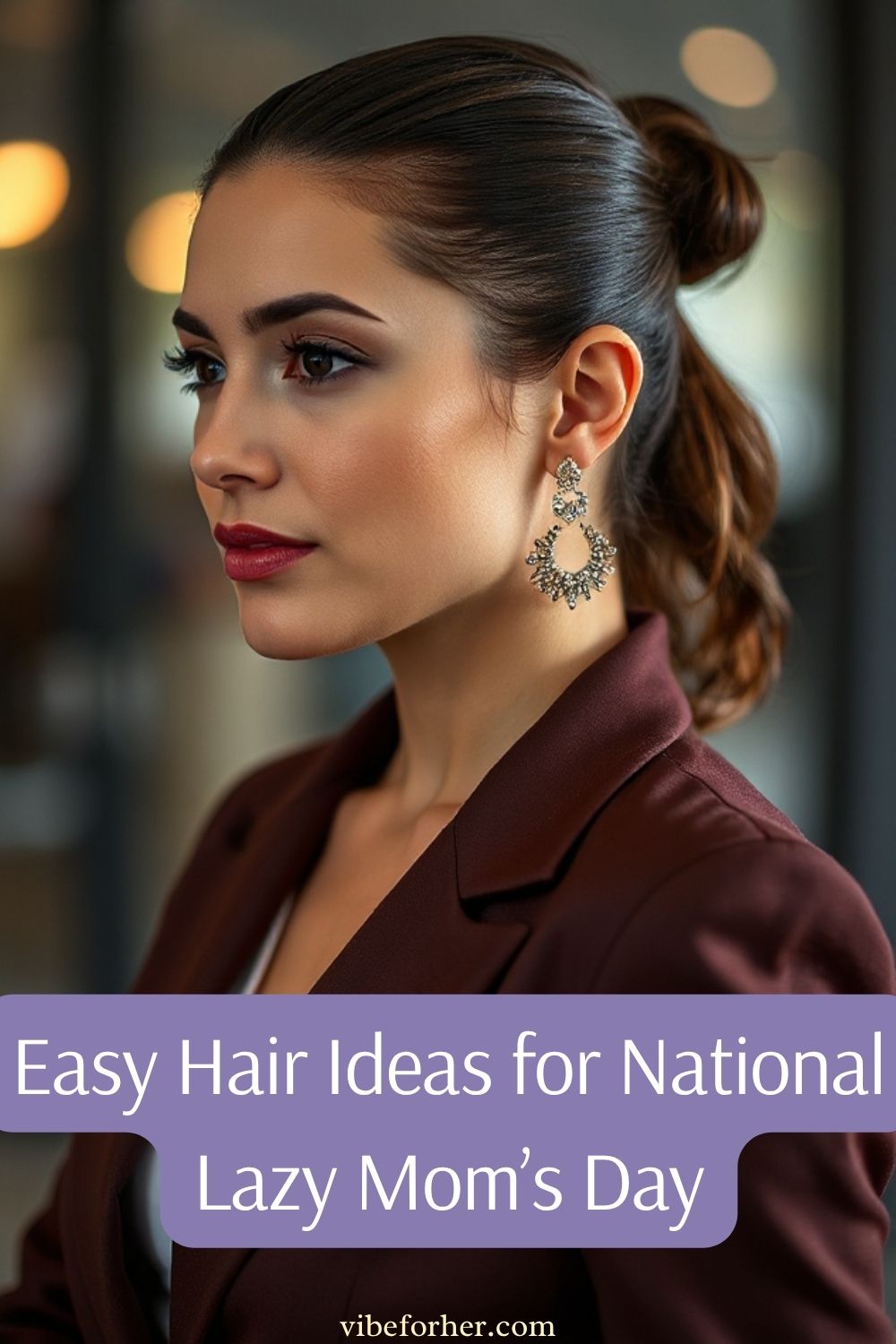 Easy Hair Ideas for National Lazy Mom’s Day
