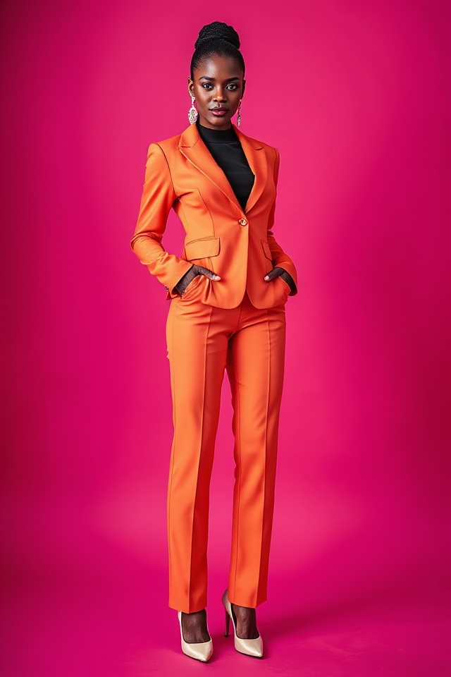 bold stylish versatile pantsuit
