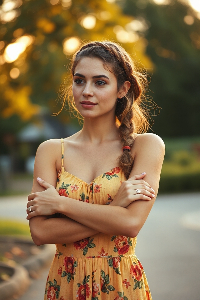braided headband for elegance