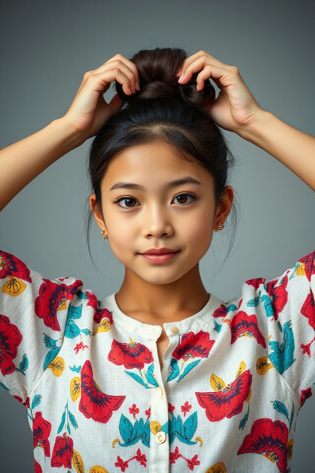 bubble ponytail hairstyle tutorial