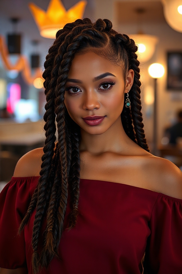 chic and sophisticated braids