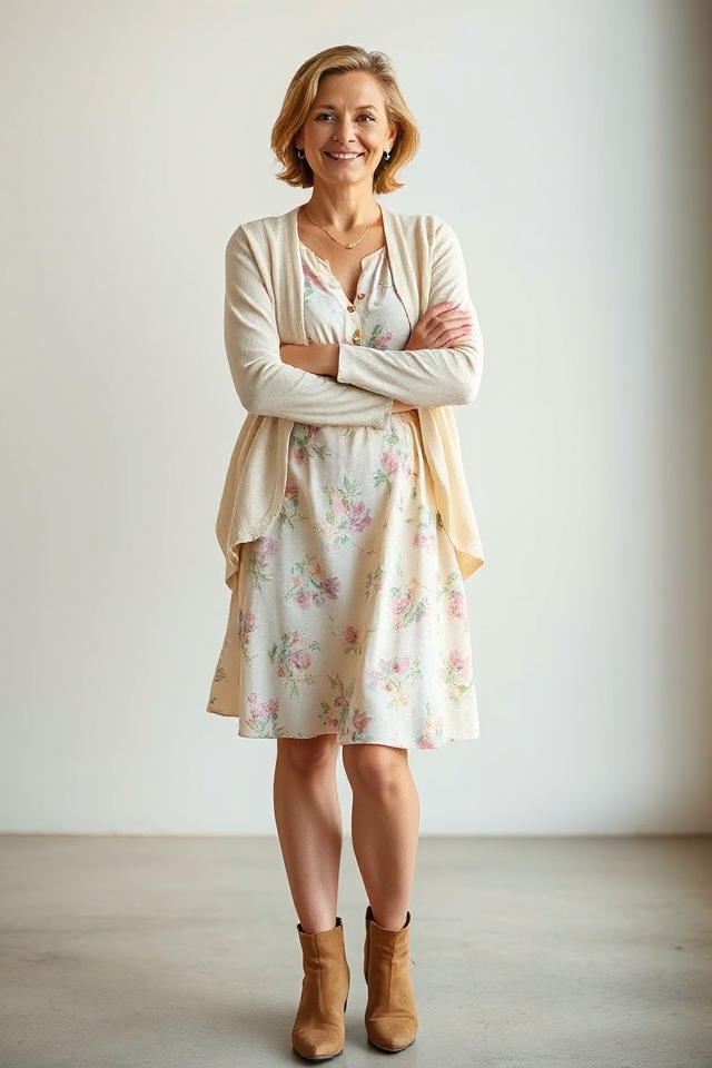 chic casual dress styling