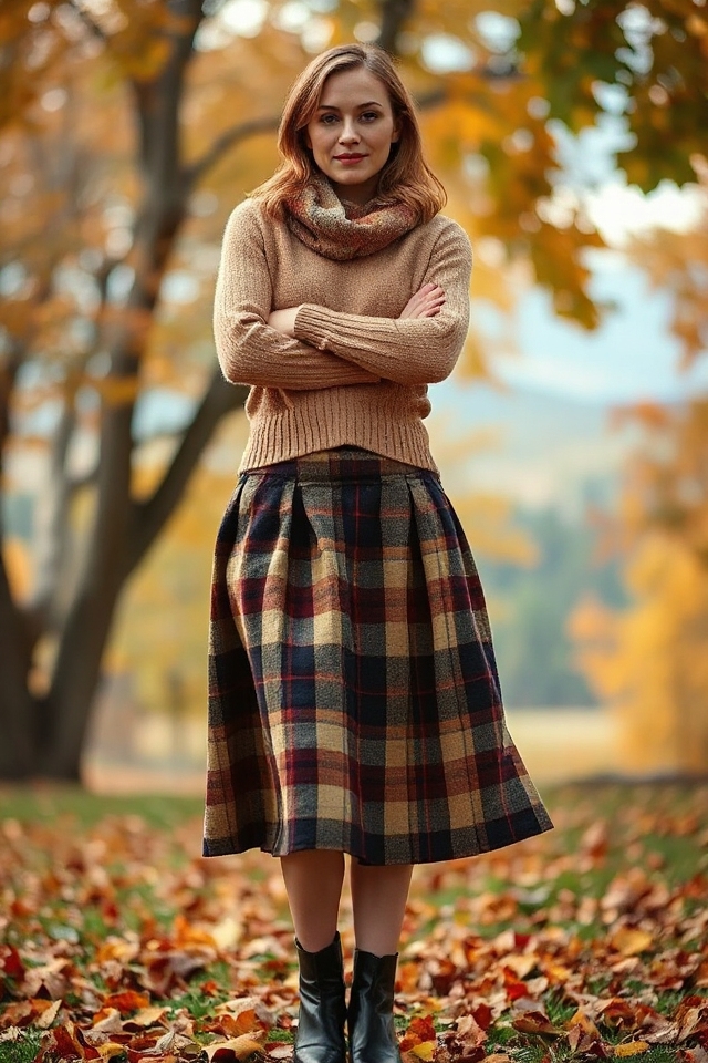 chic fall outfit ensemble