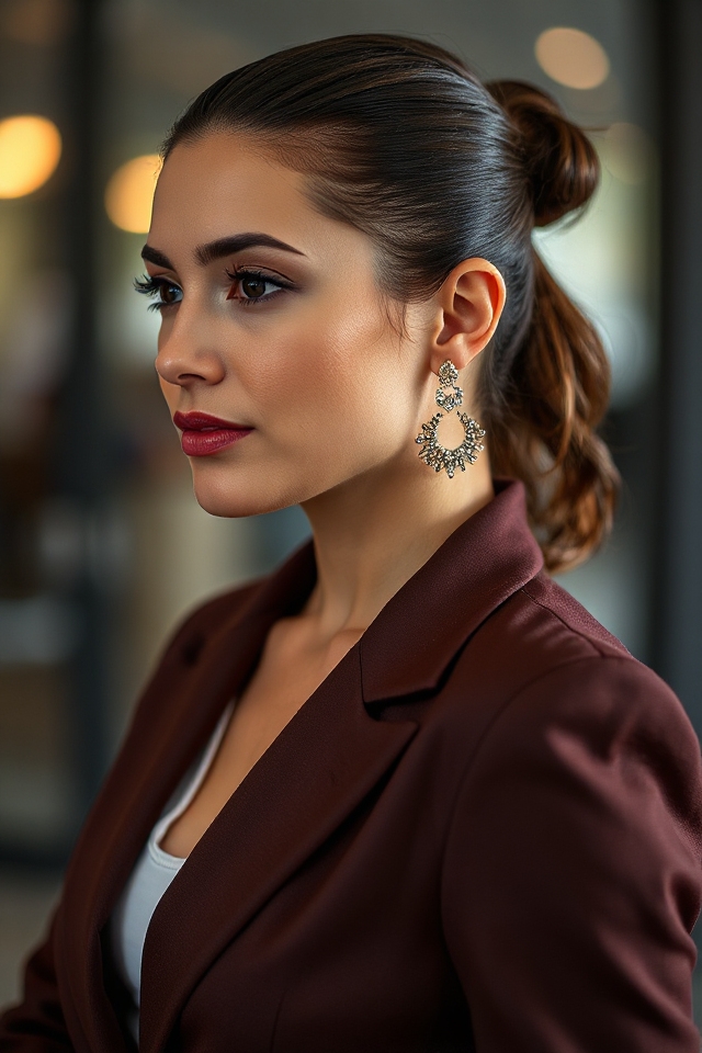 chic slicked back hairstyle solution