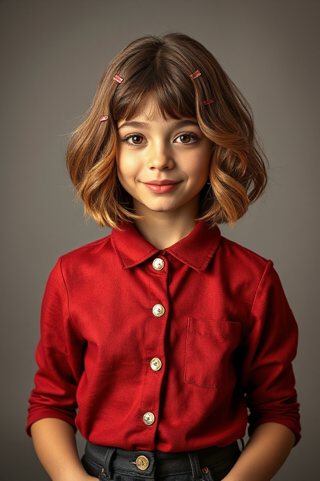 chic textured bob hairstyle