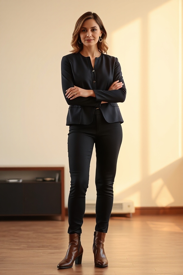 comfortable professional outfit choice