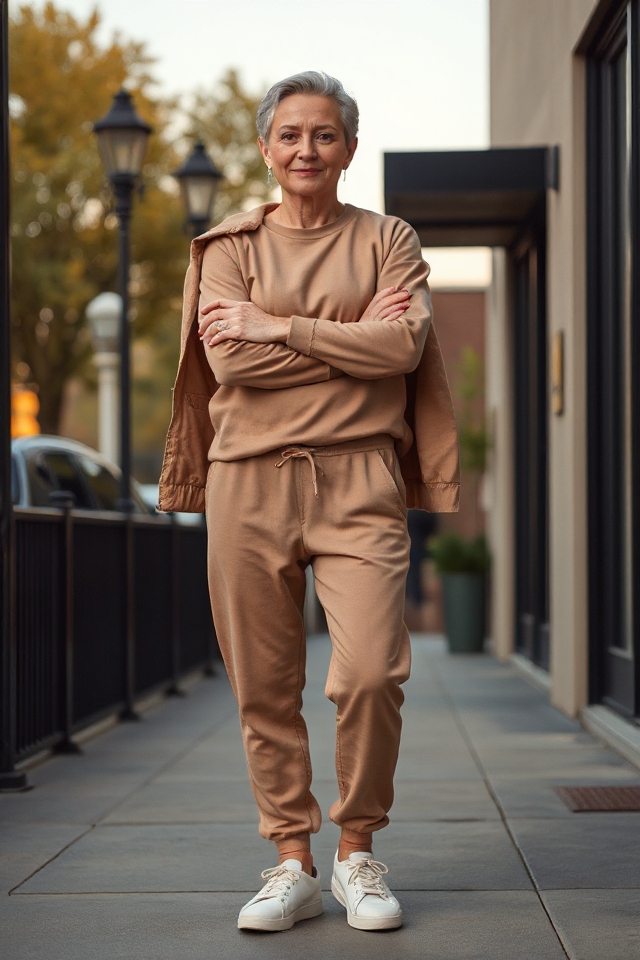 comfortable stylish athleisure set
