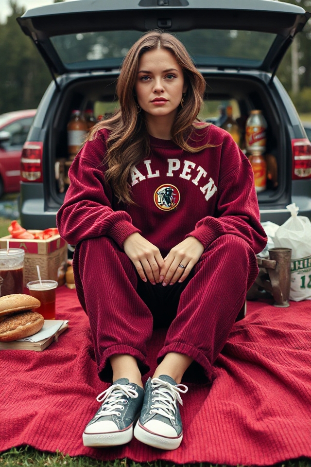 comfortable stylish tailgating attire