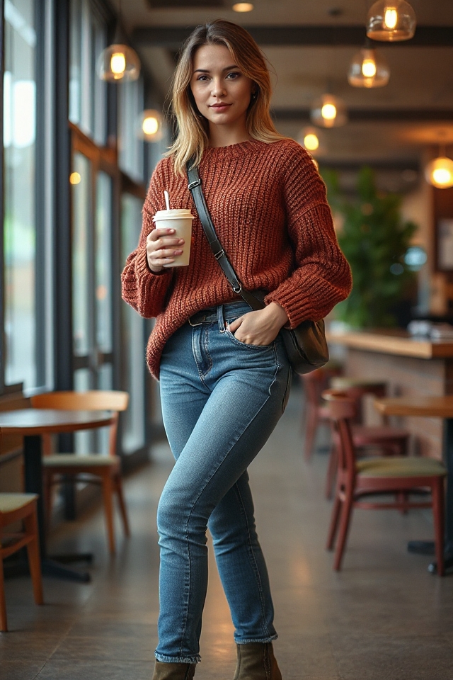 cozy chic autumn outfit