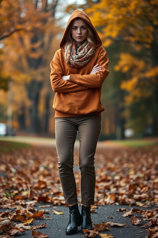 cozy chic autumn outfit