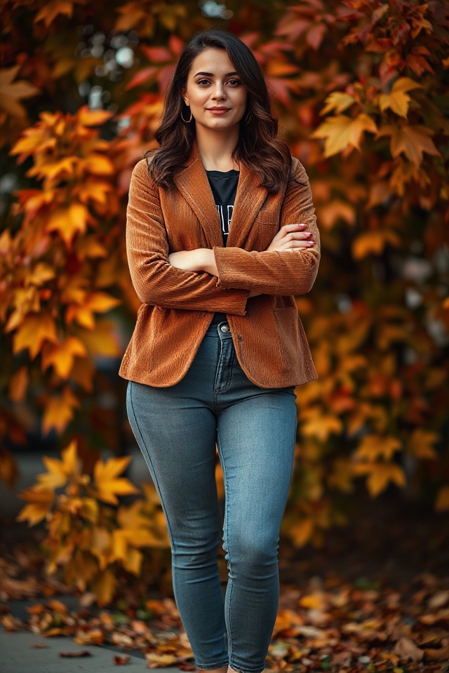 cozy fall fashion combo