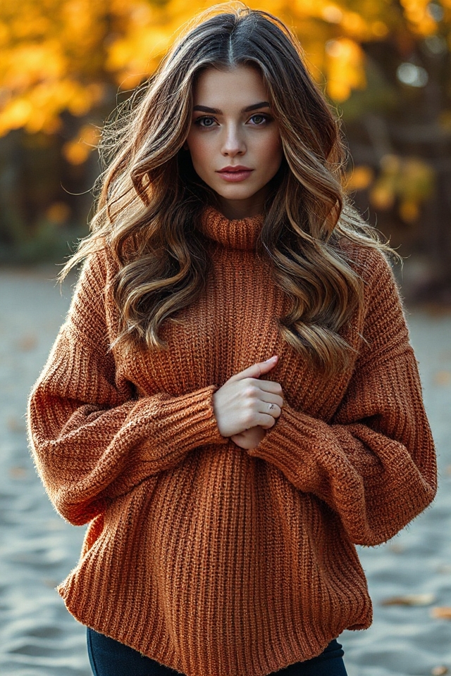 effortless autumn beach waves