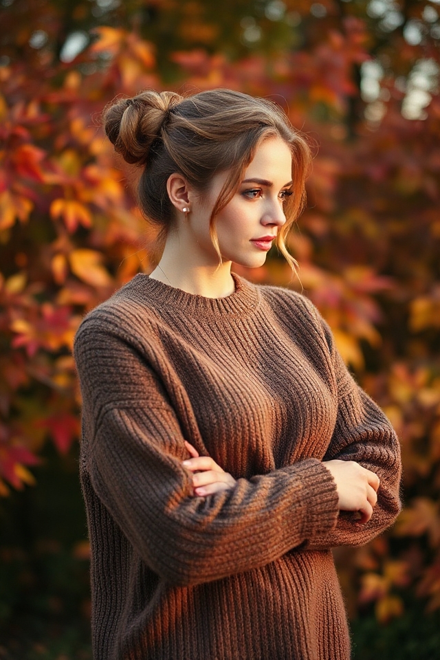 effortless chic low buns