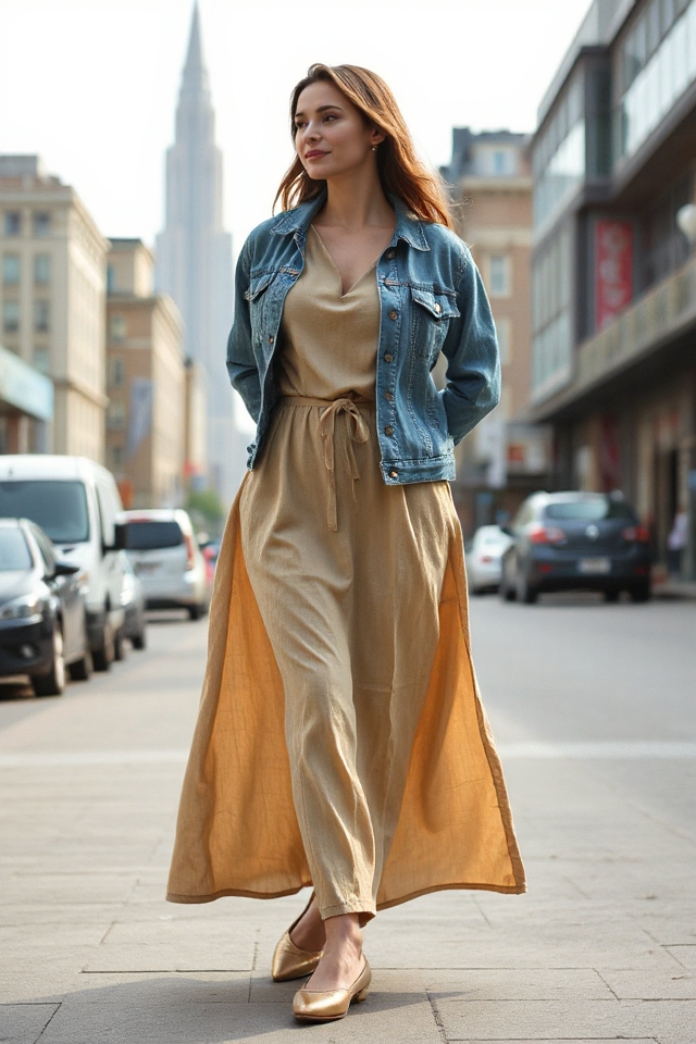 effortless travel outfit layering