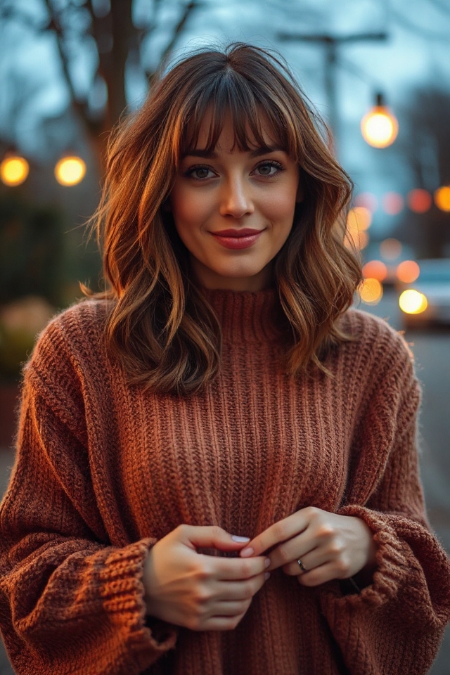 effortlessly chic fall hairstyle