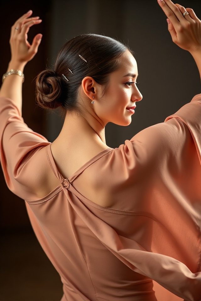 elegant low bun hairstyle