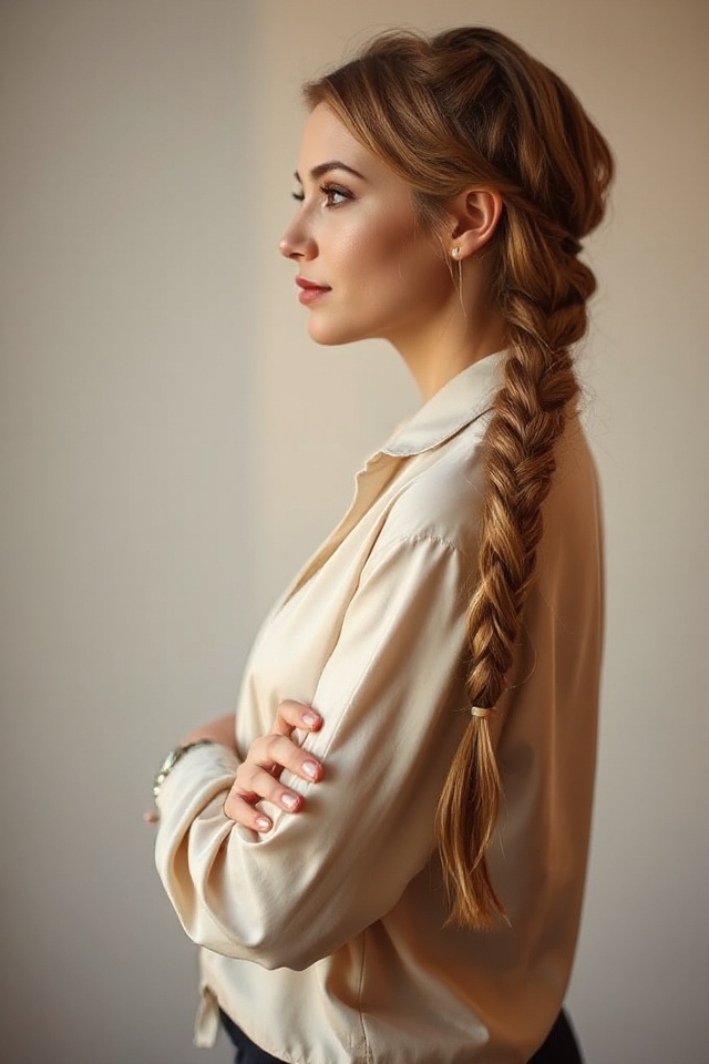 fishtail braid for busy moms