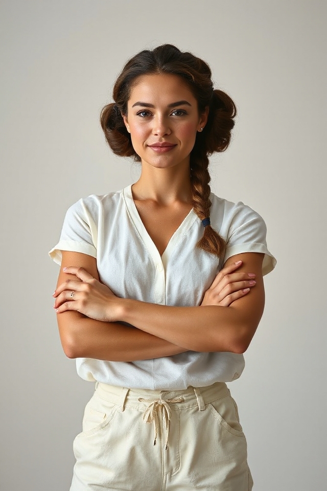 fun voluminous bubble braid
