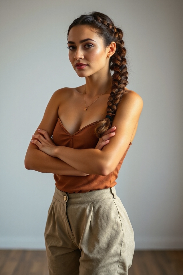 knots and braids combination
