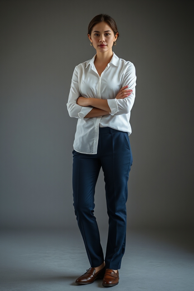 polished casual outfit combination