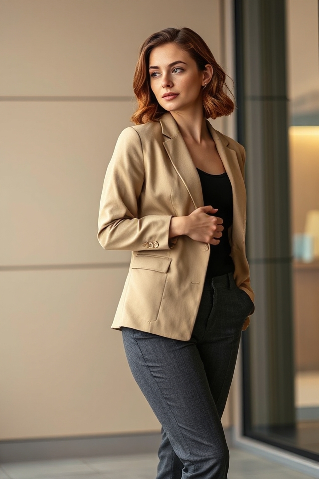 professional yet comfortable attire