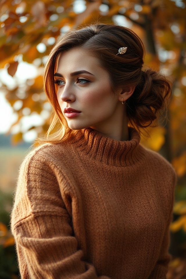 romantic side swept updos