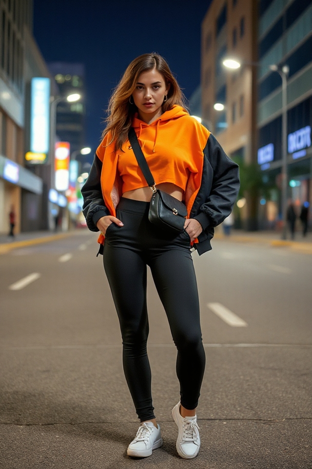 sporty stylish comfortable outfit