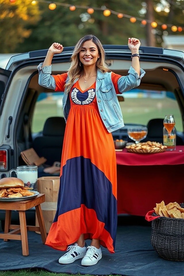 stylish game day outfit