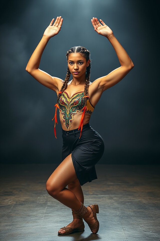 stylish practical dance hairstyle