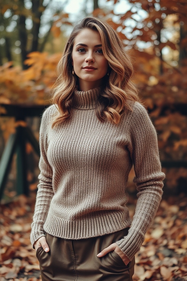 textured lob with layers