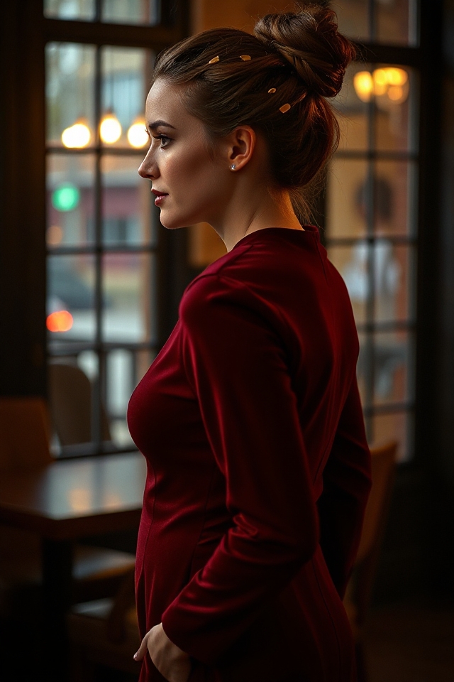timeless elegant hairstyle updo