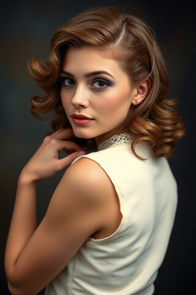 timeless elegant vintage waves