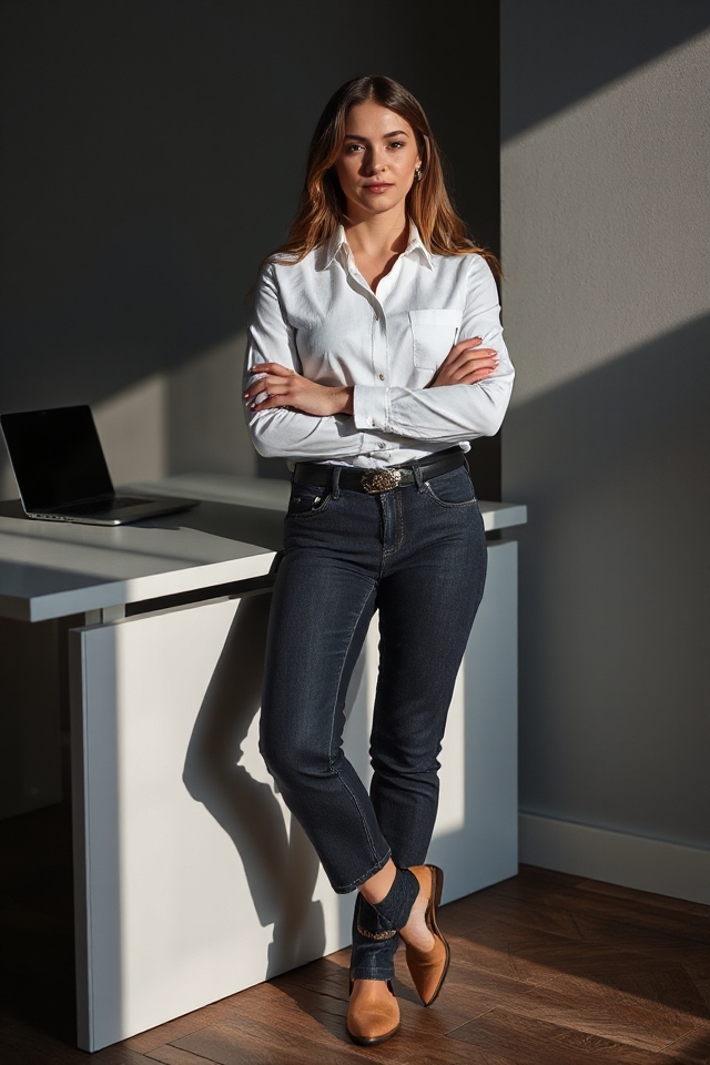 timeless work wear outfit