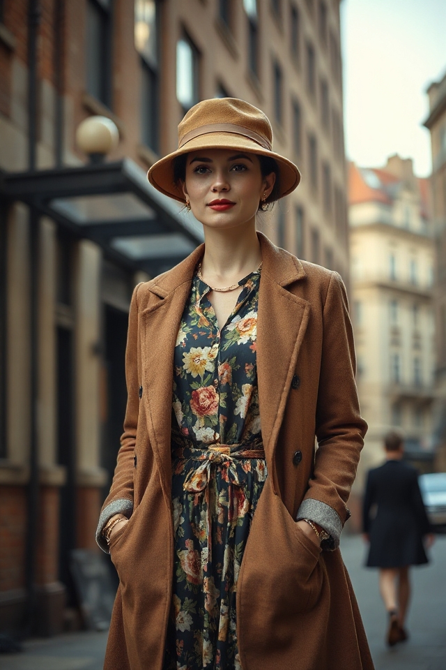 vintage cloche hat style