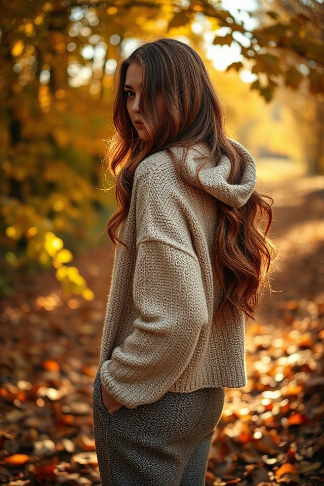 warm caramel hair highlights